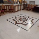 Μαρμάρινο πάτωμα με σχέδιο, Αγία Παρασκευή, Άργος Ορεστικό Καστοριάς